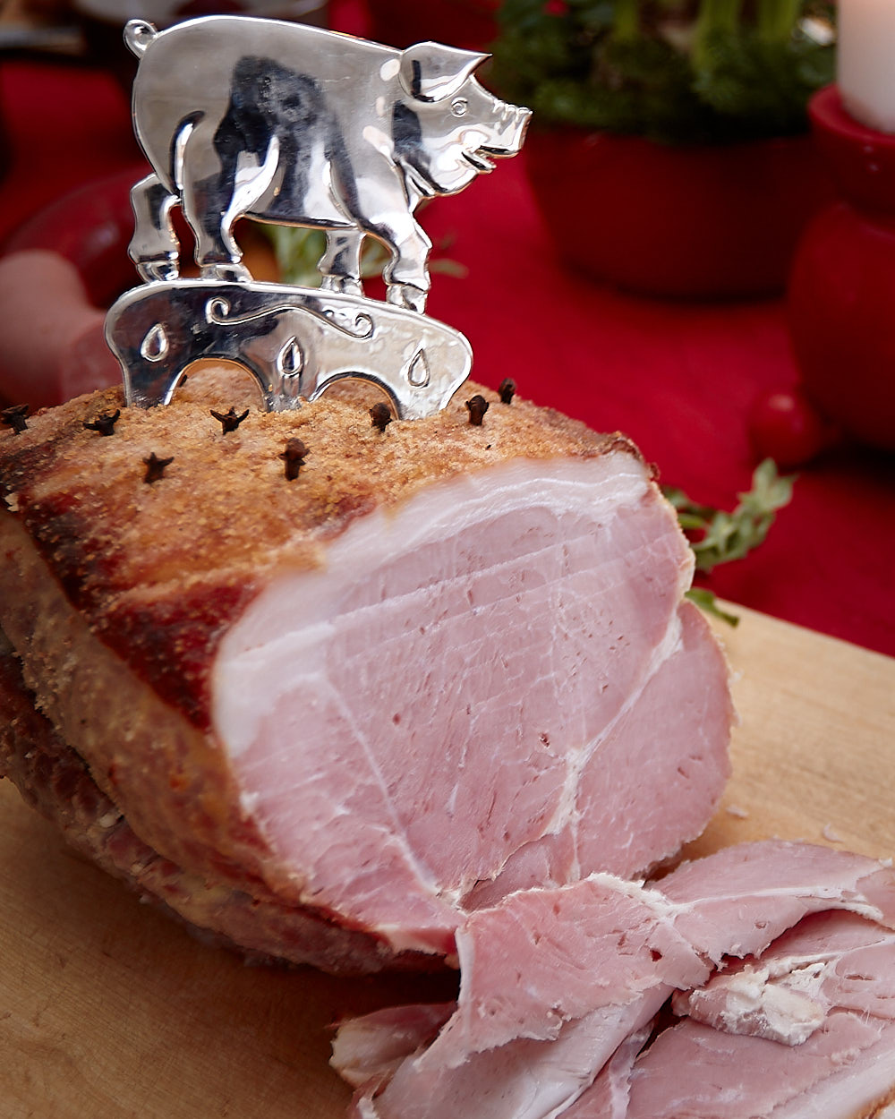 Julskinka, kokt och senapsgriljerad