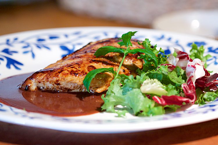 Ungnsbakad kycklingfilé penslad med Hoisinsauce