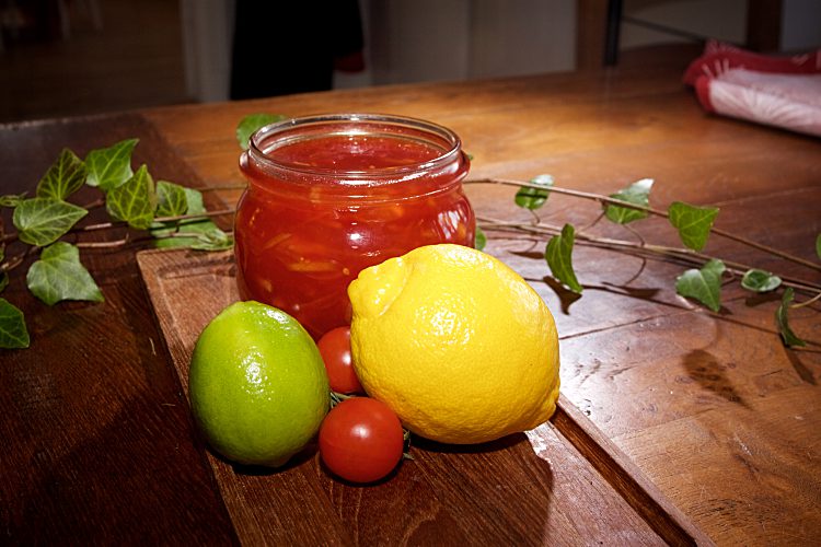 Citrusmarmelad med tomat