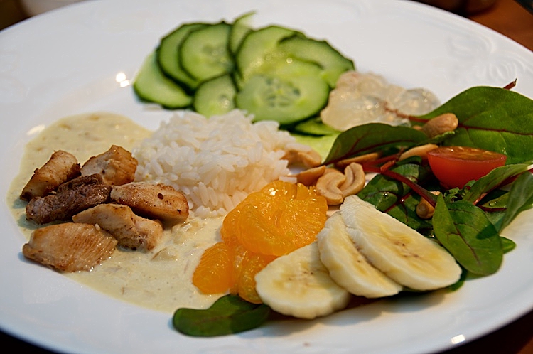 Africana med fläskfilé och kyckling