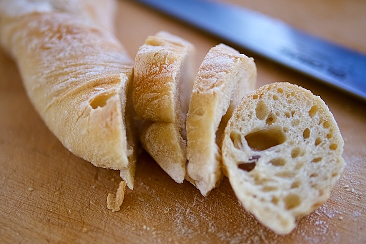 Lättbakade baguetter