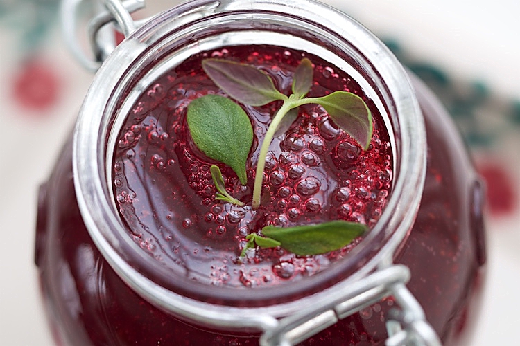 Lingongelé med rosmarin och timjan