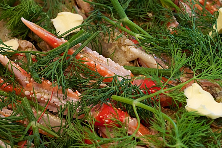 Annas gratinerade havskräftor