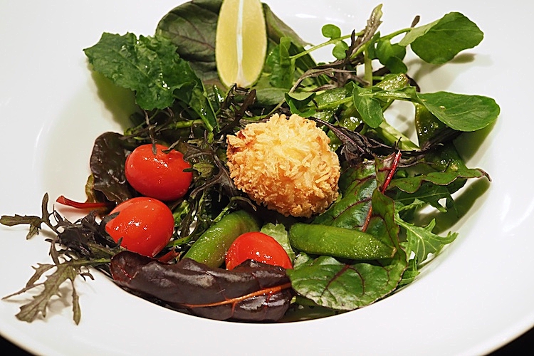 Friterade fiskkroketter med lax och rödtunga