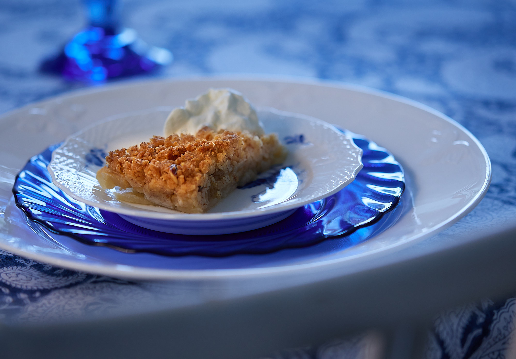 Äppelpaj med mandeltäcke