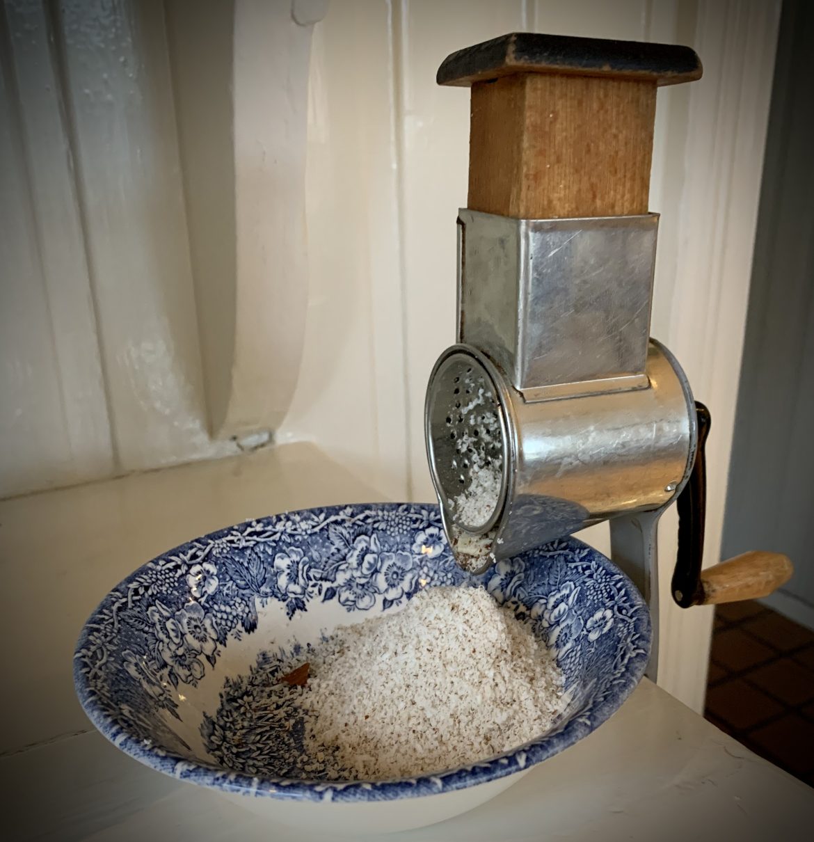 Mandeläppelpaj, pyttelite socker